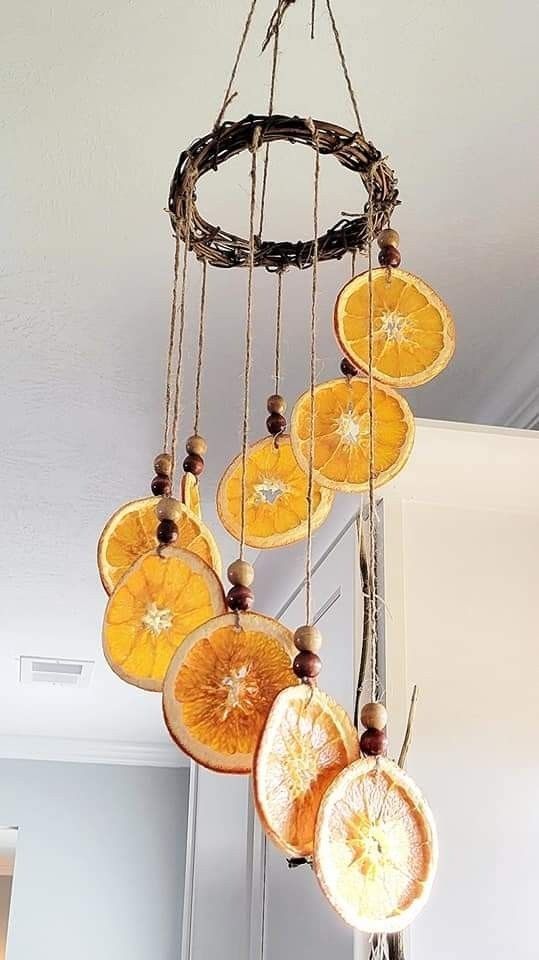 dried orange mobile