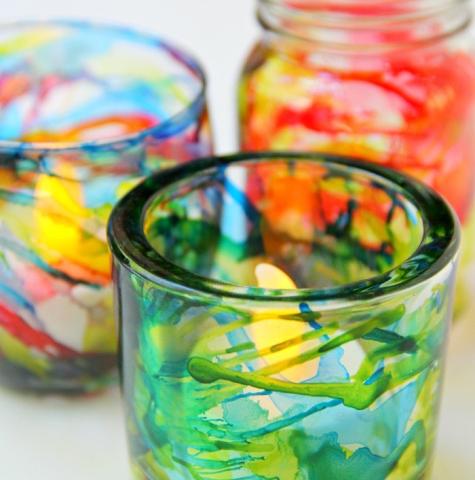 alcohol ink votives