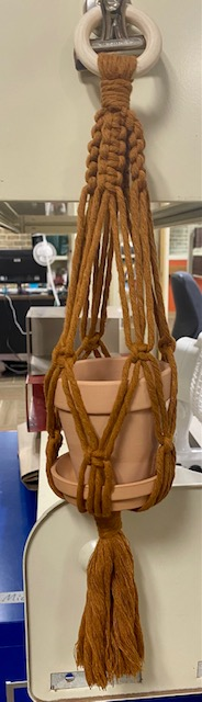 photo of macrame plant hanger