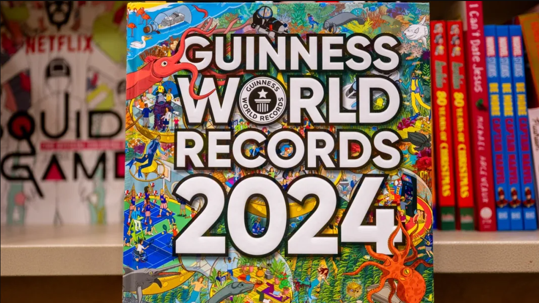 guinness book of world records 2024 book cover